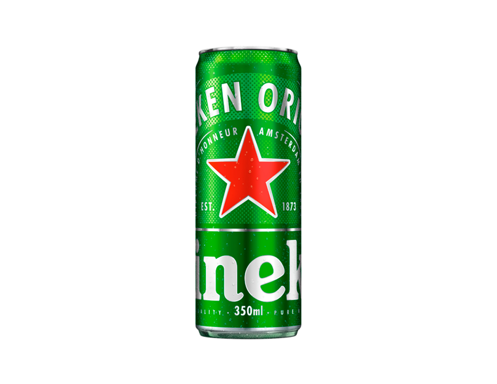 CERVEJA HEINEKEN PURE MALT LAGER LATA 350 ML (CX 12 LT)